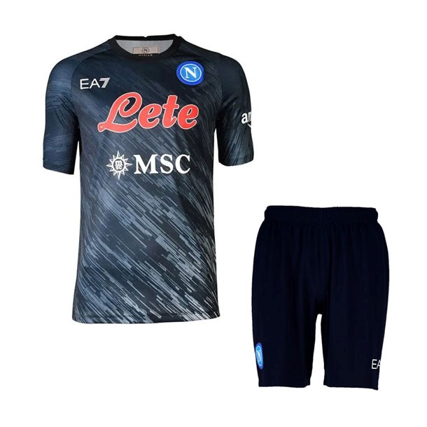 Camiseta Napoli Replica Tercera Ropa Niño 2022/23